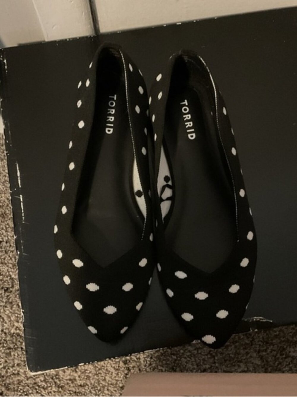 Torrid polka dot shoes